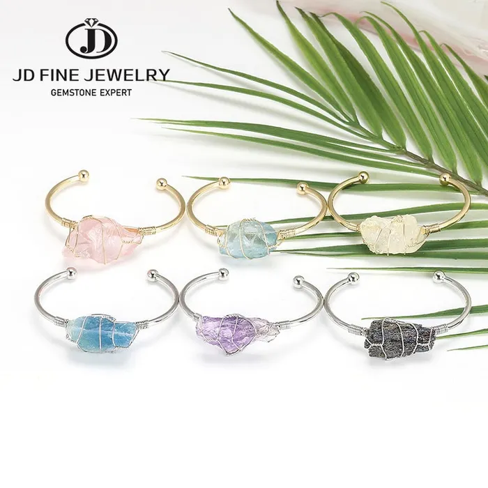 Raw Crystal Bracelets Balance Chakra Bracelet metamorphidi Bracelets
