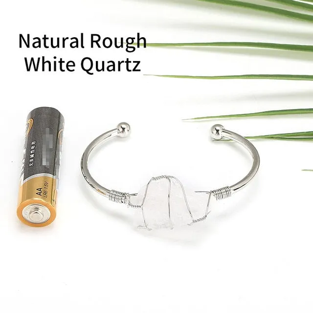 Raw Crystal Bracelets Balance Chakra Bracelet metamorphidi Bracelets