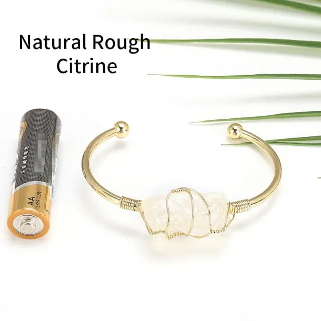 Raw Crystal Bracelets Balance Chakra Bracelet metamorphidi Bracelets