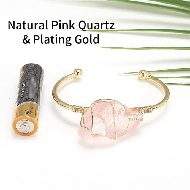 Raw Crystal Bracelets Balance Chakra Bracelet metamorphidi Bracelets