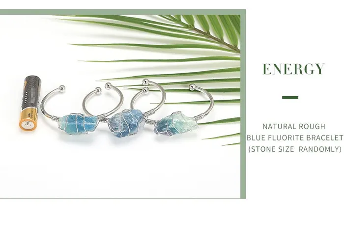 Raw Crystal Bracelets Balance Chakra Bracelet metamorphidi Bracelets