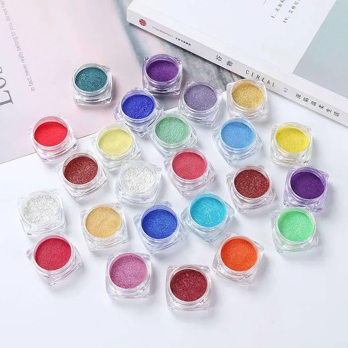 Resin Art Hub Earrings Aura Crest Mica Powder Resin Dye 3Mg Mini packs Set of 12 Colors