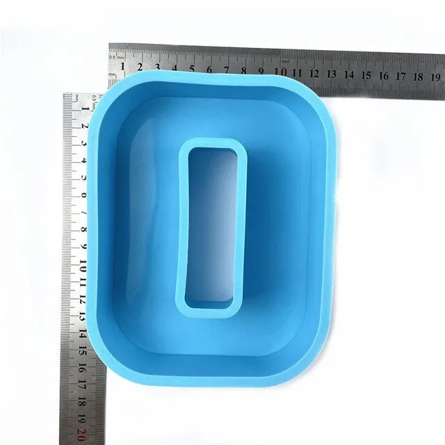 Resinarthub Capital Letter Alphabet Silicone Mold Earrings