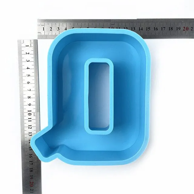 Resinarthub Capital Letter Alphabet Silicone Mold Earrings