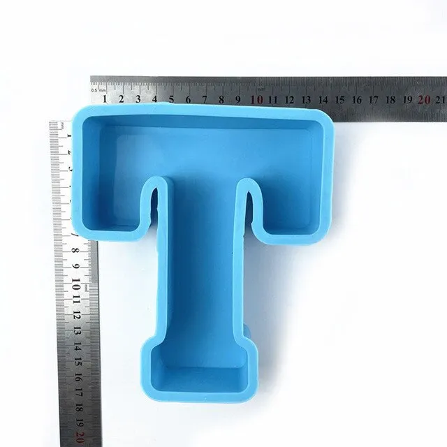 Resinarthub Capital Letter Alphabet Silicone Mold Earrings
