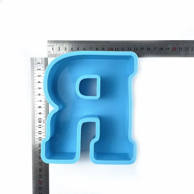 Resinarthub Capital Letter Alphabet Silicone Mold Earrings