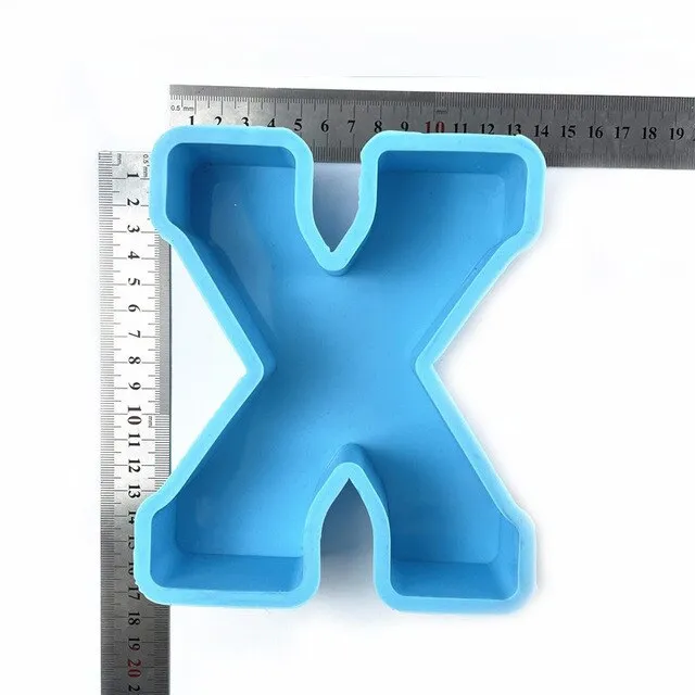 Resinarthub Capital Letter Alphabet Silicone Mold Earrings
