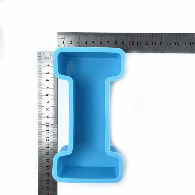 Resinarthub Capital Letter Alphabet Silicone Mold Earrings