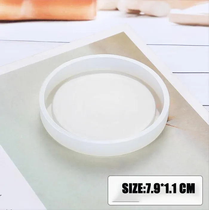 Resinarthub Earrings Coaster Silicone Mold 4 variants