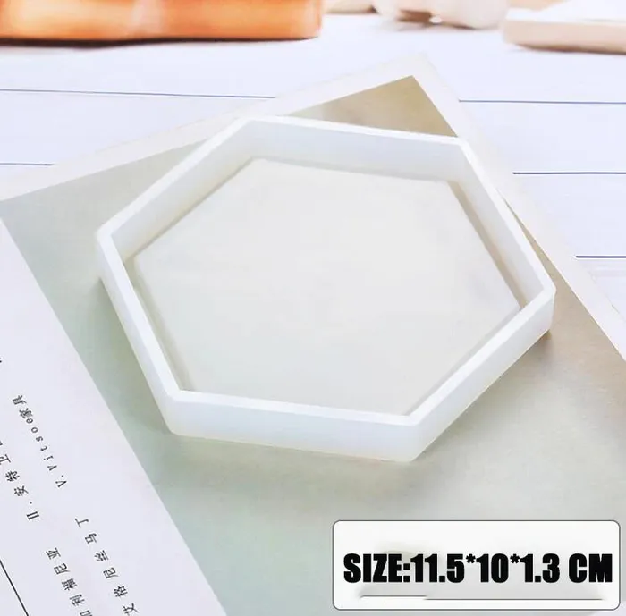 Resinarthub Earrings Coaster Silicone Mold 4 variants
