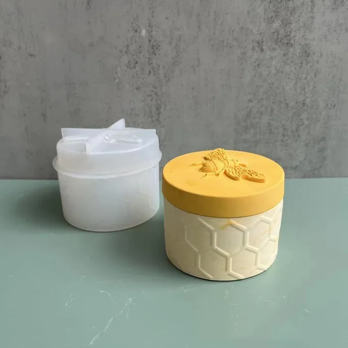 Resinarthub Earrings Honeybee Jar Silicone Mold