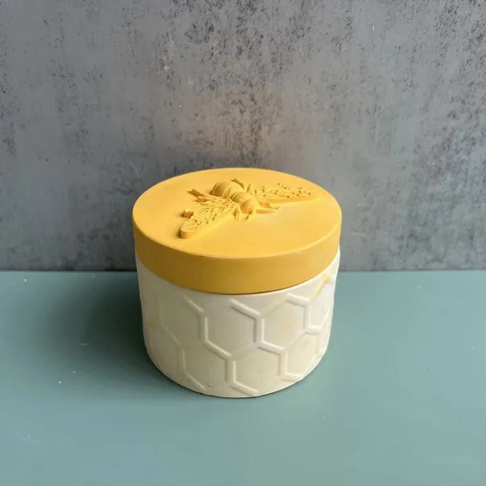 Resinarthub Earrings Honeybee Jar Silicone Mold