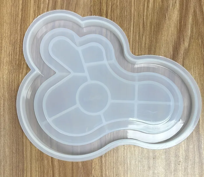 Resinarthub Necklaces Cloud Storage tray for Jesmonite Art