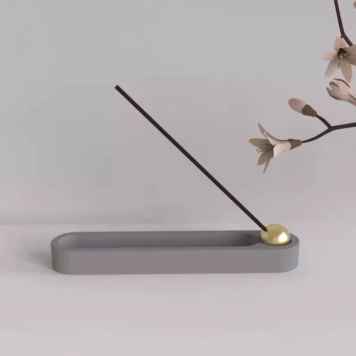 Resinarthub Necklaces Incense Holder Mold For Jesmonite Art