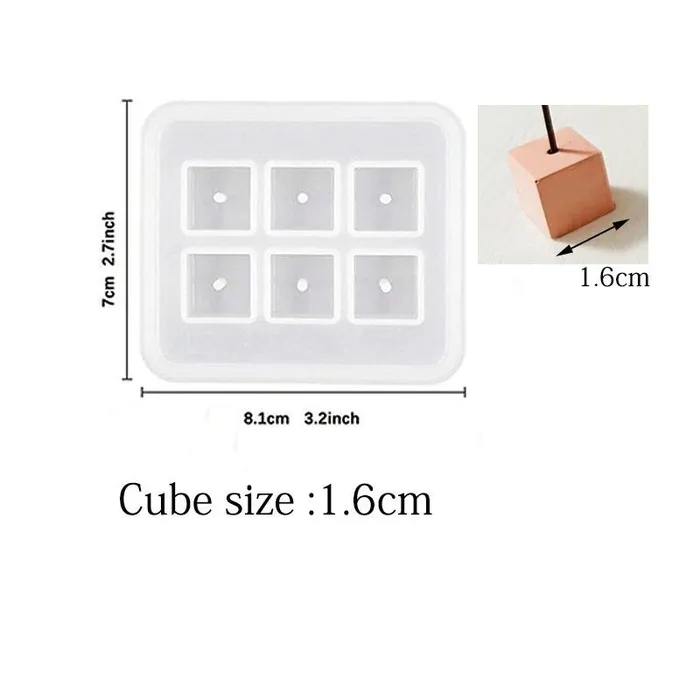 Resinarthub Necklaces Incense Holder Mold For Jesmonite Art
