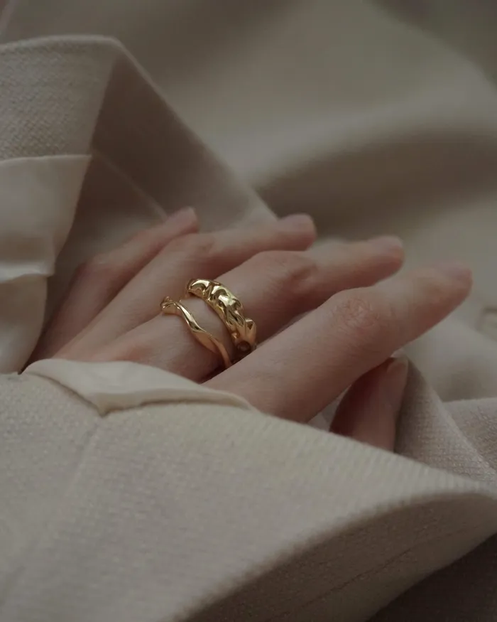 Rings Anka Bold Band Open Ring MYJN