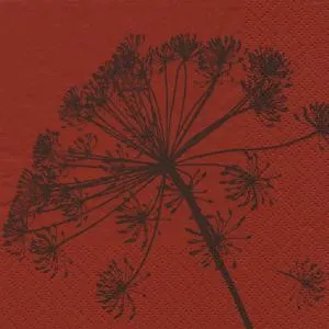 Rings Attitudes Import Black Flower Napkins