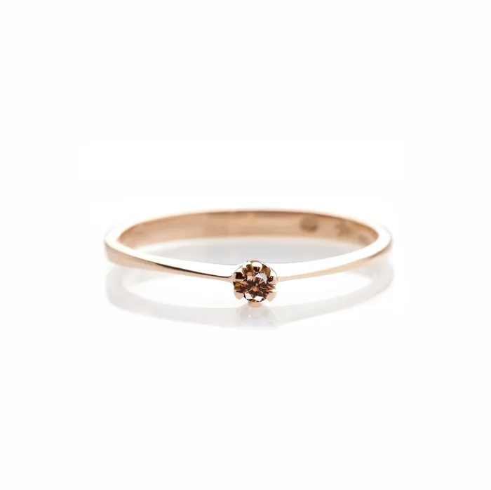 Rings Langerman Diamonds Chocolate Diamond Delicate Ring