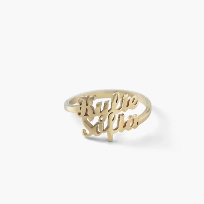 Rings The Signature Collection Co Personalized Name Ring