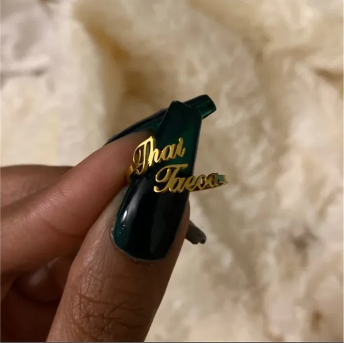 Rings The Signature Collection Co Personalized Name Ring