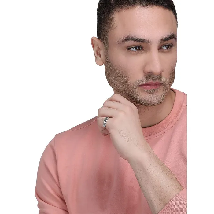 Rings Yellow Chimes Rings for Men 3 pcs of combo Fashionable Smooth Finished Multicolored band Designed Rings for Men and Boys Yellow Chimes