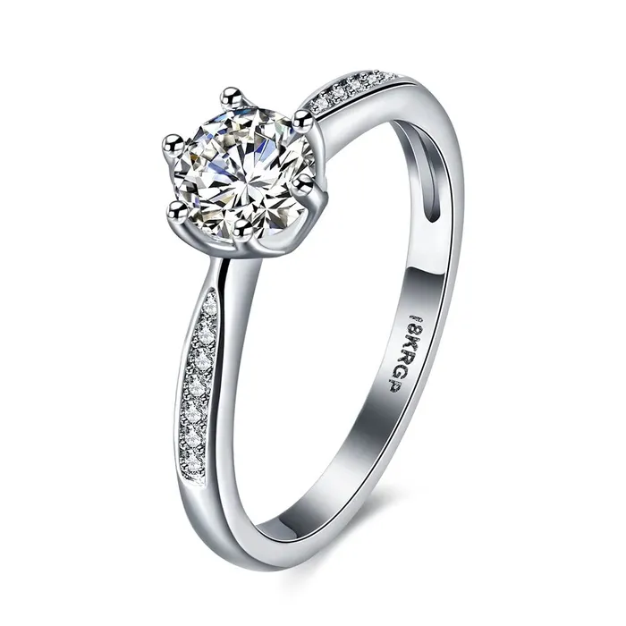 Rings Yellow Chimes Yellow Chimes Rings for Women White Crystal Studded Ring Platinum Plated Rings for Women and Girls Size US 8 Rings Yellow Chimes Yellow Chimes Rings for Women White Crystal Studded Ring Platinum Plated Rings for Women and Girls Size US 8
