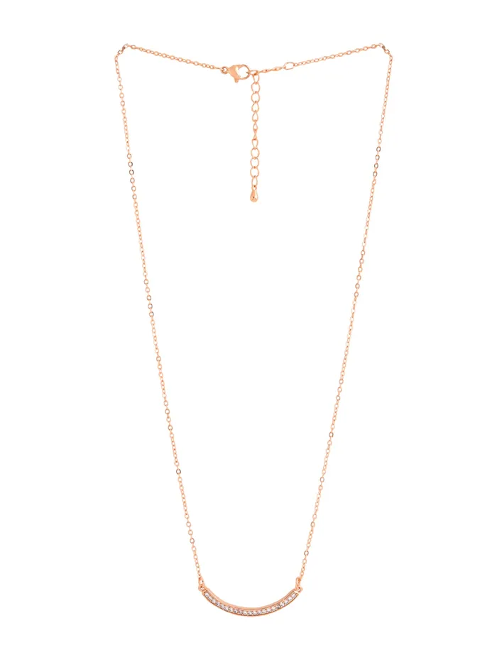Rings Yellow Chimes Yellow Chimes Rosegold Necklace Minimalist Pendant Chain 50cm Adjustable Length Birthday Gift