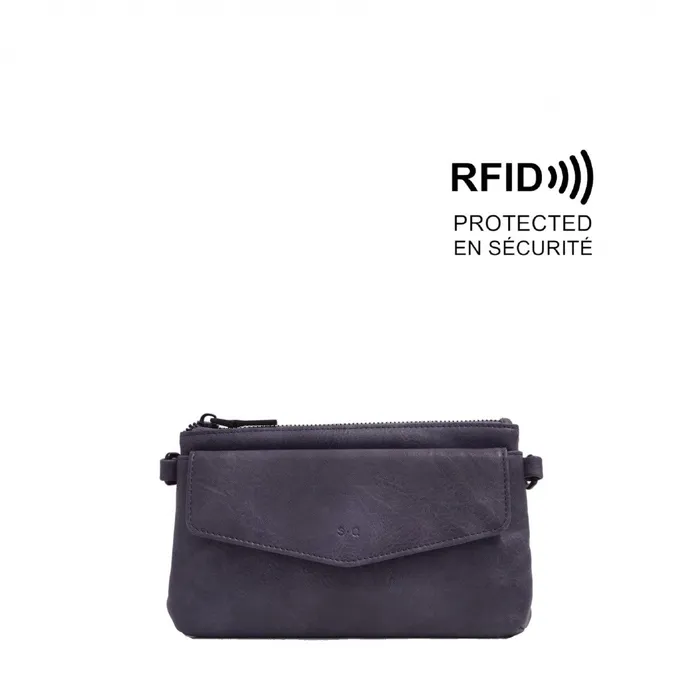 SQ Teylie Clutch Deep Purple Earrings