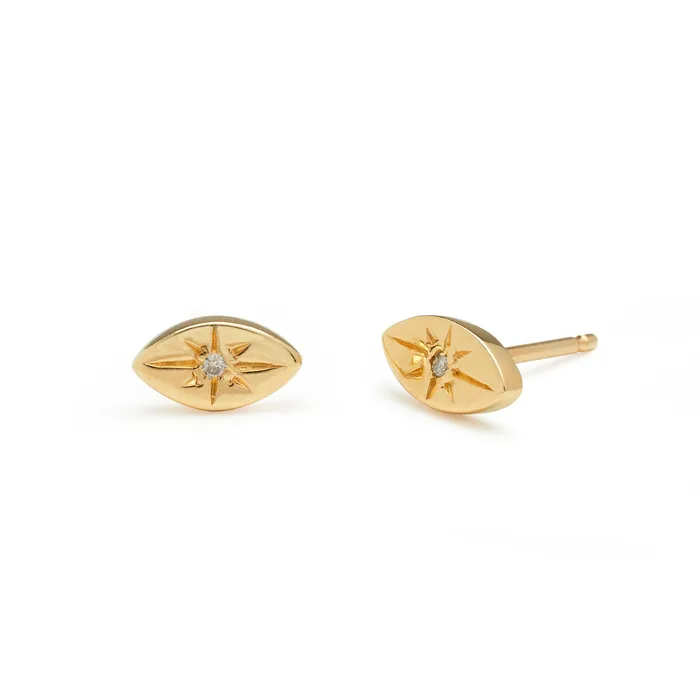 Scosha Tiny evil eye stud Earrings
