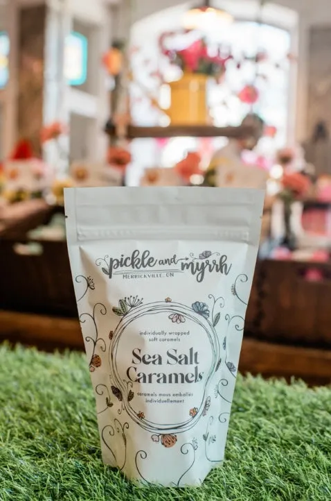 Sea Salt Caramels Pickle Myrrh Earrings