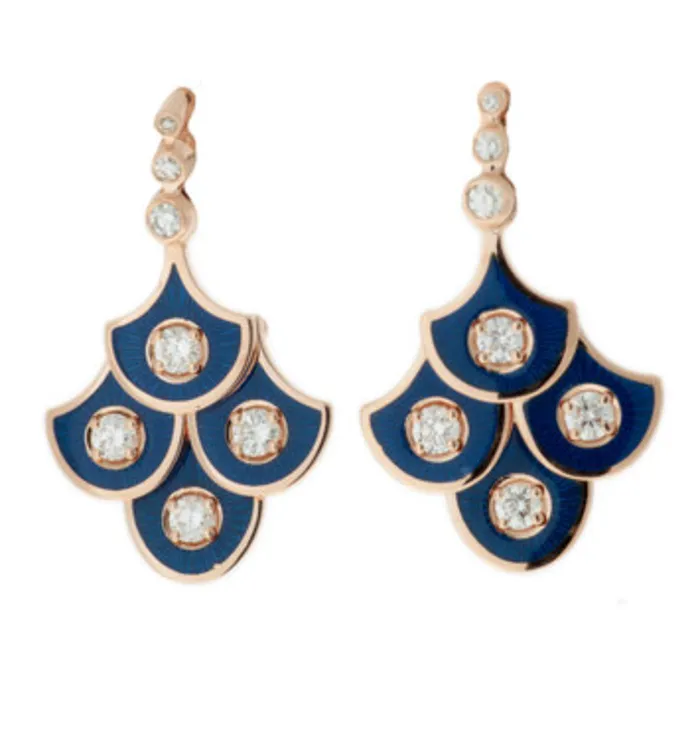 SELIM MOUZANNAR FISH FOR LOVE SCALES EARRINGS Selim Mouzannar Earrings