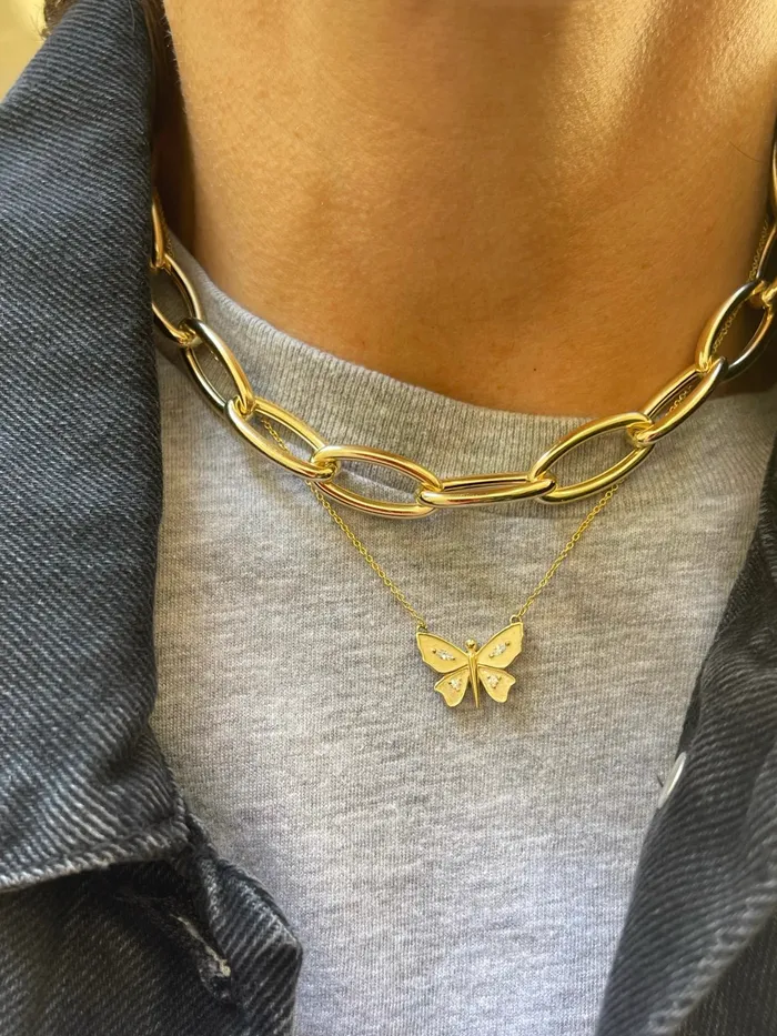 Shylee Rose Necklaces Jumbo Link Necklace