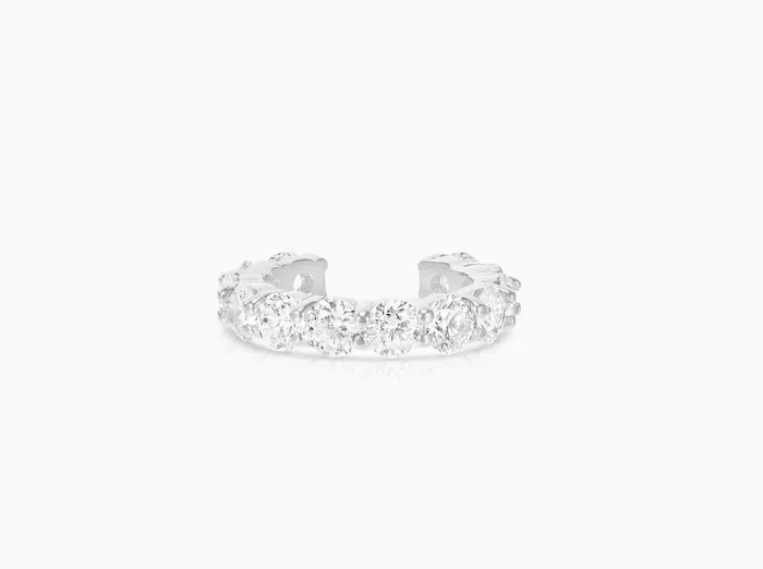 Sparkler Cuff Carbon Hyde Earrings