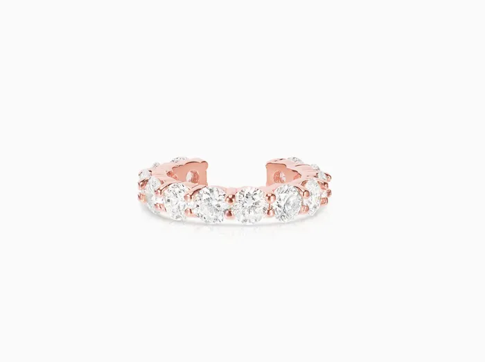 Sparkler Cuff Carbon Hyde Earrings