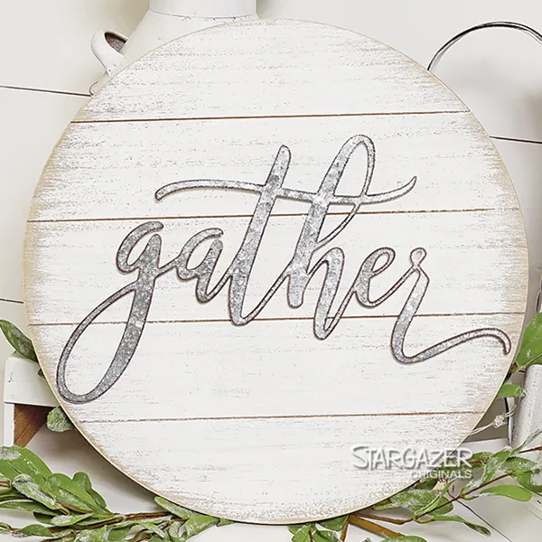 Stargazer Earrings Gather Sign