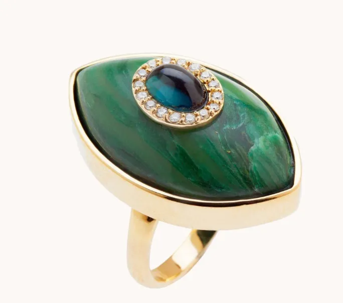 Vertical Iris Ring Marlo Laz Rings