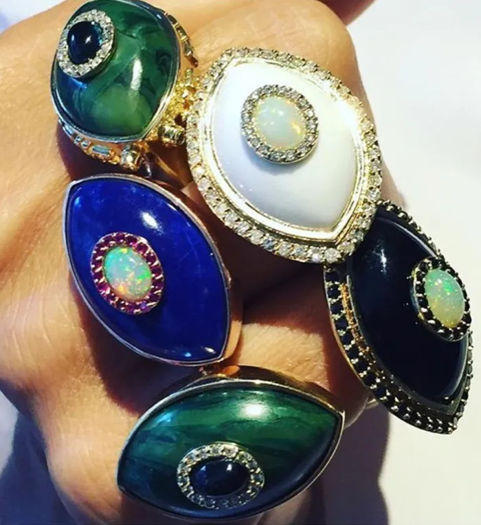 Vertical Iris Ring Marlo Laz Rings Vertical Iris Ring Marlo Laz Rings