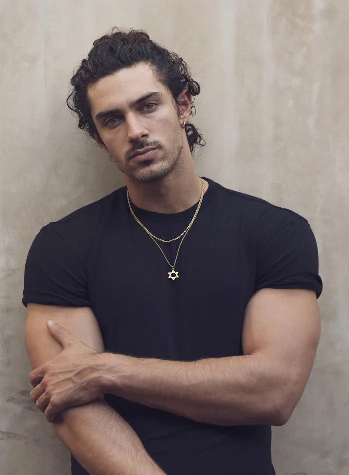 WE ARE ALL SMITH Mens Jewelry Clothing Necklaces Gold Star of David Necklace Set for Men