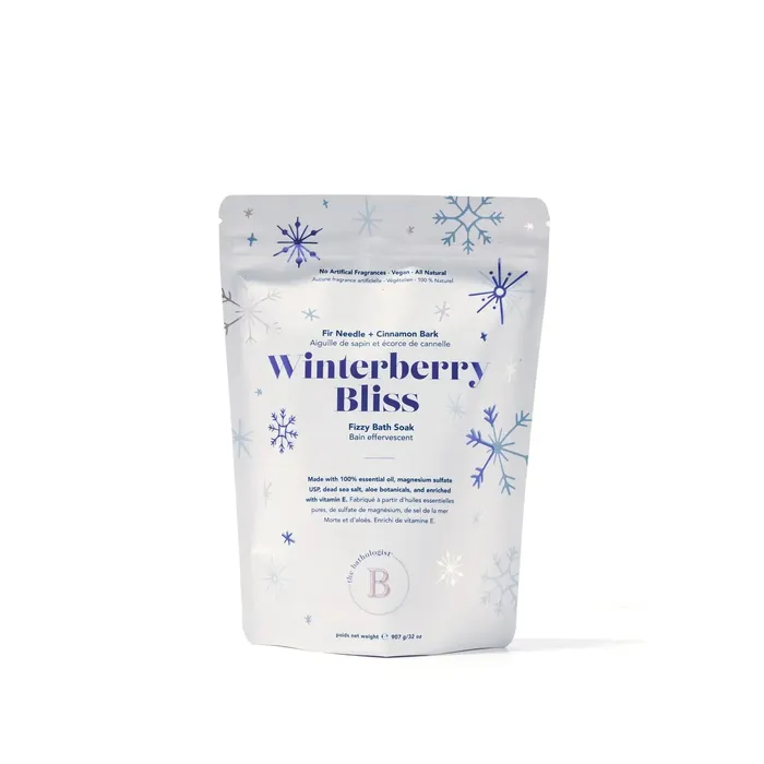 Winterberry Bliss Bath Soak 907g Bathorium Earrings