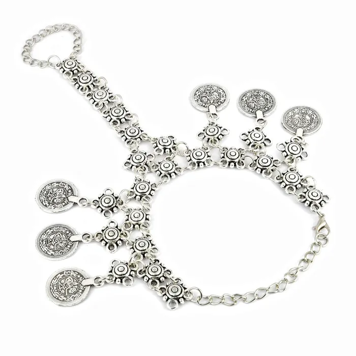 Yellow Chimes Bracelets Yellow Chimes Hanging Charms Silver Bracelet For Women And Girls