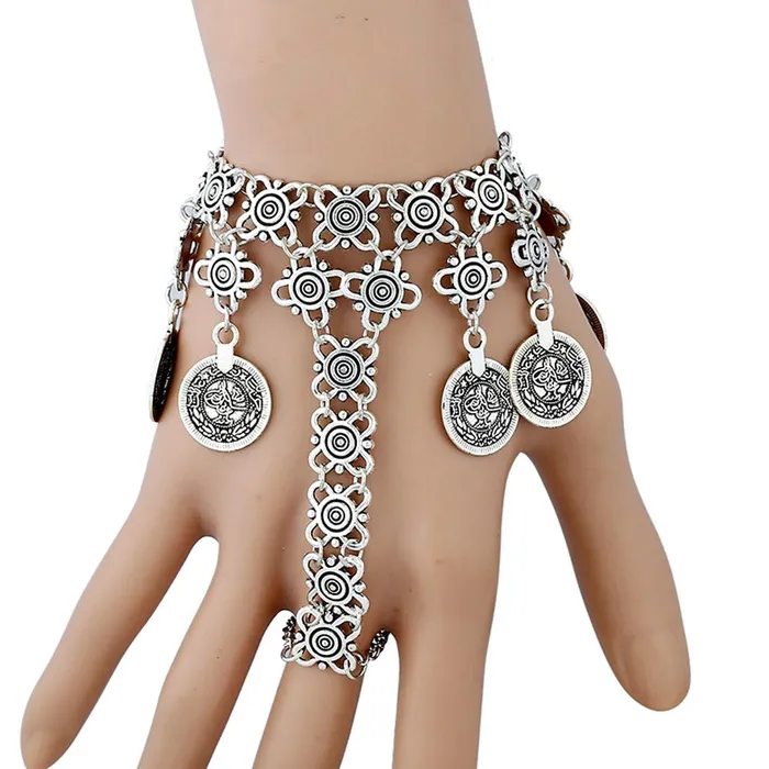 Yellow Chimes Bracelets Yellow Chimes Hanging Charms Silver Bracelet For Women And Girls