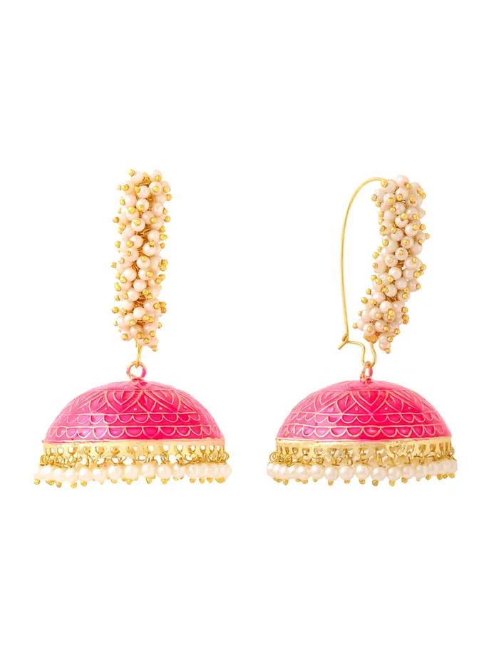 Yellow Chimes Bracelets Yellow Chimes Meenakari Jhumka Earrings Handcrafted Gold toned Traditional Multicolor JhumkaJhumki Earrings for Women and Girls Dark Pink Jhumka Yellow Chimes Bracelets Yellow Chimes Meenakari Jhumka Earrings Handcrafted Gold toned Traditional Multicolor JhumkaJhumki Earrings for Women and Girls Dark Pink Jhumka