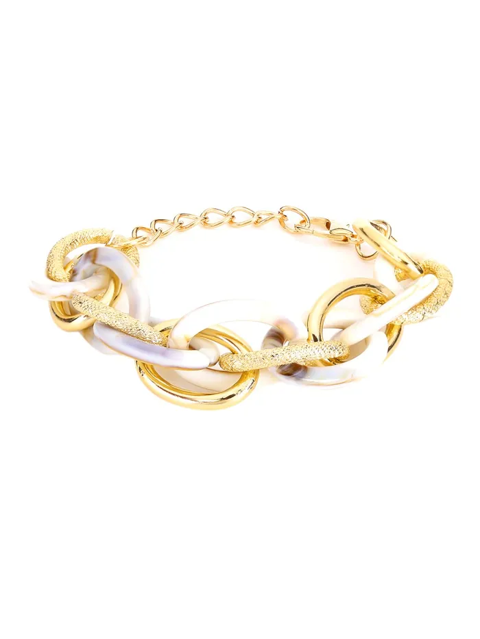 Yellow Chimes Chain Bracelet for Women Stainless Steel Gold Plated Big White Link Chain Bracelet for Women and Girls Yellow Chimes Earrings Yellow Chimes Chain Bracelet for Women Stainless Steel Gold Plated Big White Link Chain Bracelet for Women and Girls Yellow Chimes Earrings