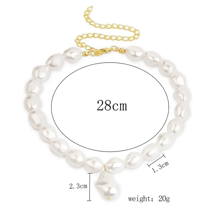 Yellow Chimes Choker Necklace for Women White Pearl Choker Necklace Fashion Looks Choker Necklace for Women and Girls Yellow Chimes Bracelets