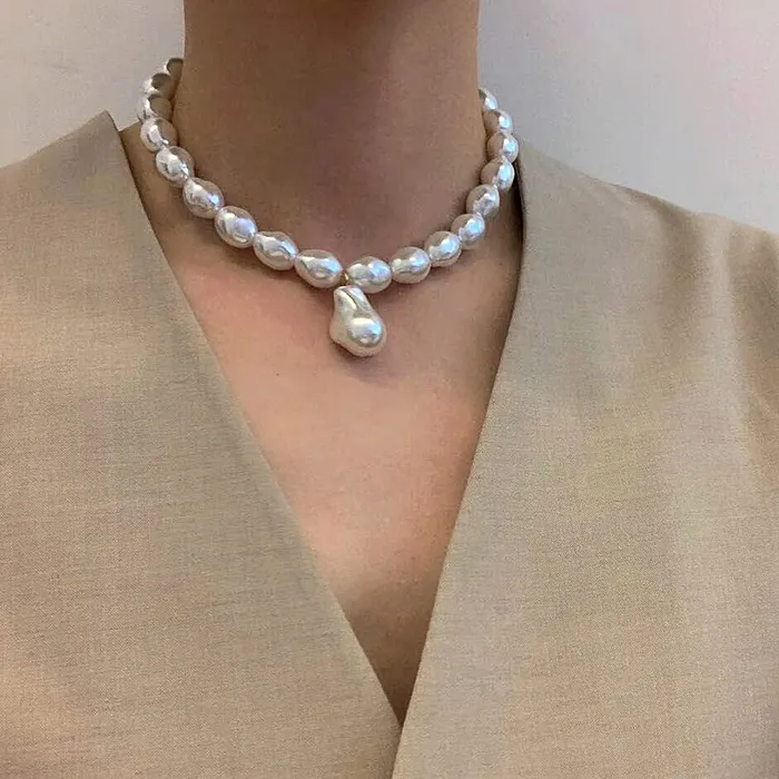 Yellow Chimes Choker Necklace for Women White Pearl Choker Necklace Fashion Looks Choker Necklace for Women and Girls Yellow Chimes Bracelets