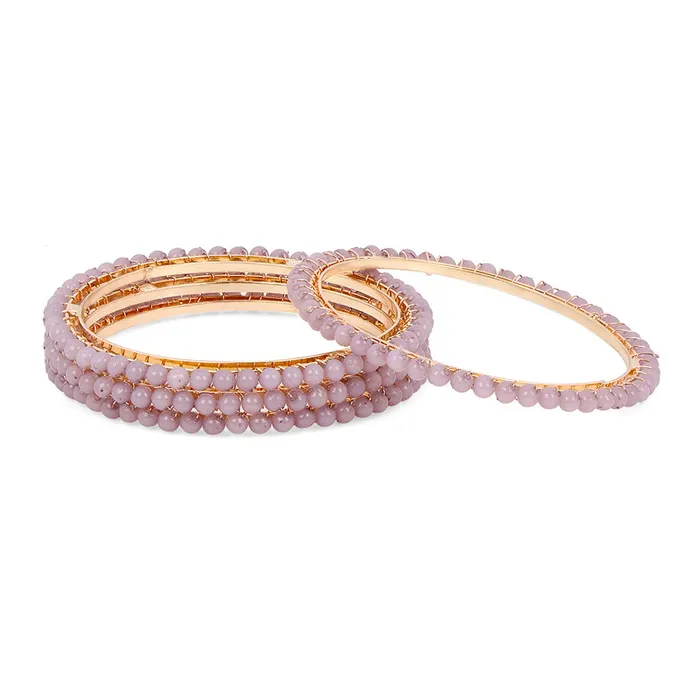 Yellow Chimes Classic Design Handcrafted Beads Studded Gold Plated 4 Pcs Grey Beaded Bangles Set For Women Girls 24 24 Yellow Chimes Necklaces Yellow Chimes Classic Design Handcrafted Beads Studded Gold Plated 4 Pcs Grey Beaded Bangles Set For Women Girls 24 24 Yellow Chimes Necklaces