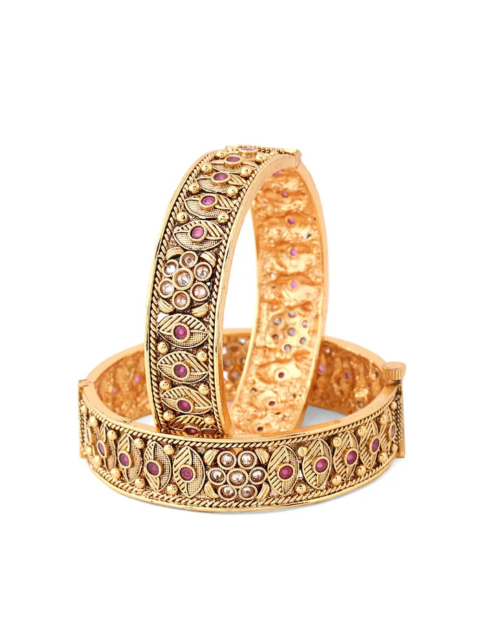 Yellow Chimes Earrings Yellow Chimes Bangles for Women Gold Toned White and Red Crystal Studded Set of 2 Bangles for Women and Girls Yellow Chimes Earrings Yellow Chimes Bangles for Women Gold Toned White and Red Crystal Studded Set of 2 Bangles for Women and Girls