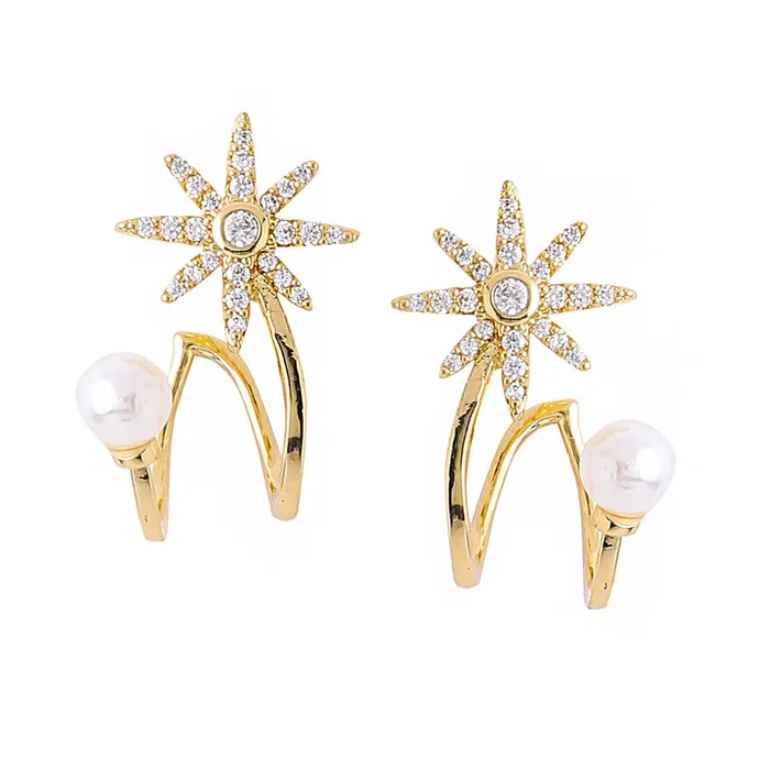Yellow Chimes Earrings Yellow Chimes Earrings For Women Gold Tone Floral Double Lined Designed With Pearl Drop Stud Earrings For Women and Girls Yellow Chimes Earrings Yellow Chimes Earrings For Women Gold Tone Floral Double Lined Designed With Pearl Drop Stud Earrings For Women and Girls