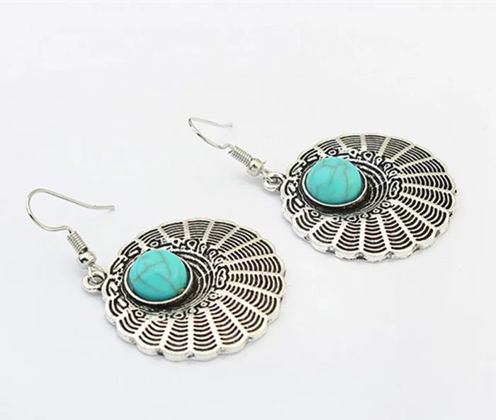 Yellow Chimes Earrings Yellow Chimes Fancy party ware Bohemian Turquoise Alloy Drop Earring for Women and Girls