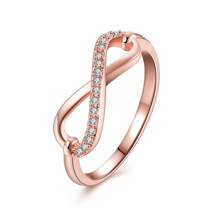 Yellow Chimes Earrings Yellow Chimes Infinite Love 18K Rose Gold Plated Crystal Ring for Women Girls Yellow Chimes Earrings Yellow Chimes Infinite Love 18K Rose Gold Plated Crystal Ring for Women Girls